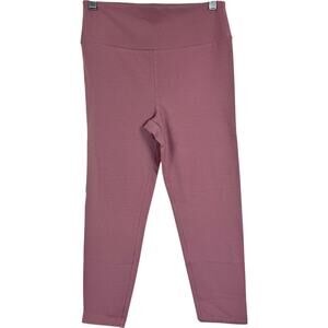 zuda Regular Basic Redefined Crop Legging Burgundy Rose XS NWOT Stretch Athletic